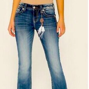 MISS ME WOMEN'S CHLOE BOOTCUT JEANS STYLE #M3444B4